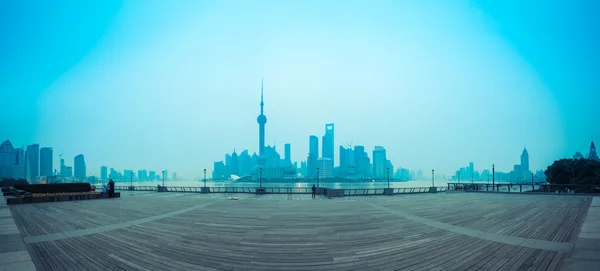 Шанхай на рассвете — стоковое фото