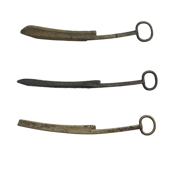 Ancient bronze scraper — Stock Photo, Image