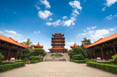 Çin wuhan sarı vinç Kulesi