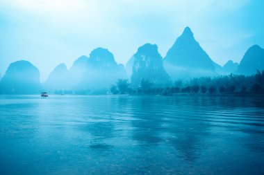 lijiang nehir manzarası