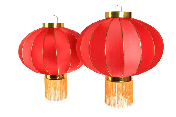Duas lanterna vermelha — Fotografia de Stock