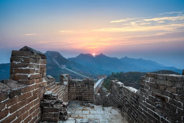 Il grande muro all'alba — Foto Stock