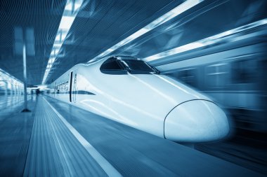 modern yüksek hızlı tren