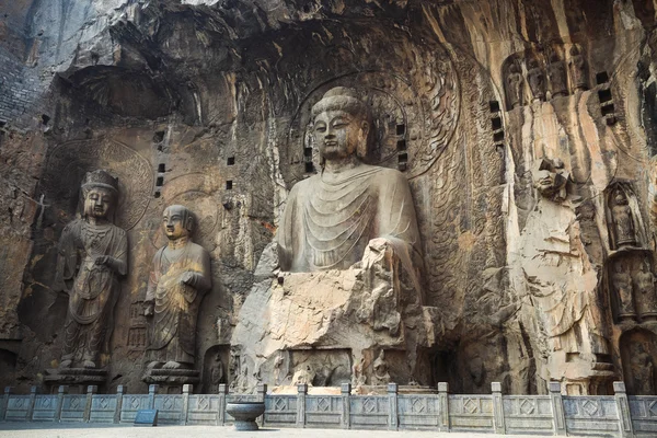 Locana buddha estátua nicho — Fotografia de Stock