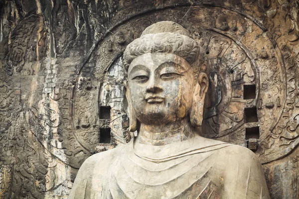 Locana buddha estátua close-up — Fotografia de Stock