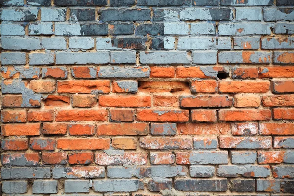 Gammal röd tegelvägg bakgrund — Stockfoto