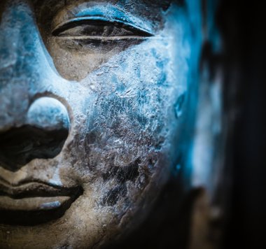 Antik taş Buda portre