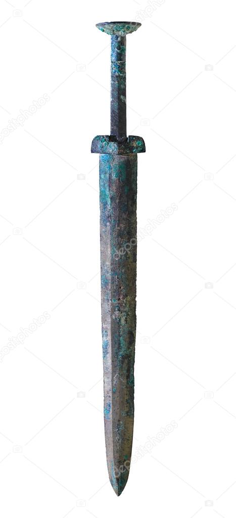 ancient bronze sword