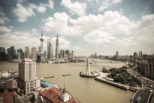 Shanghai skyline durante el día —  Fotos de Stock