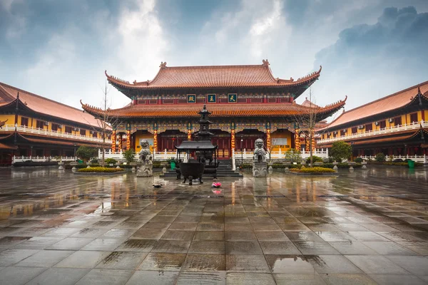 Edificio del tempio cinese — Foto Stock
