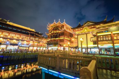 güzel gece yuyuan Bahçe shanghai