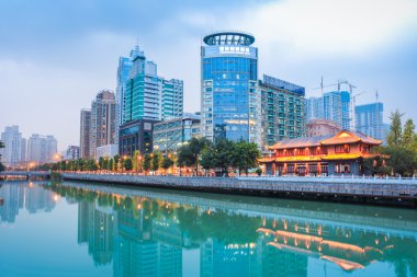 Chengdu gece çekimi
