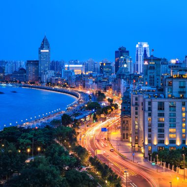 güzel shanghai bund portre