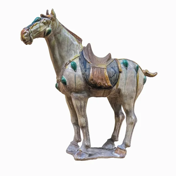 Chinese ancient horse figurines — Stock Photo, Image