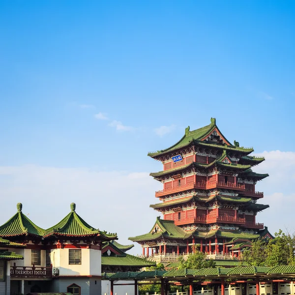 Nanchang tengwang pavilion närbild — Stockfoto