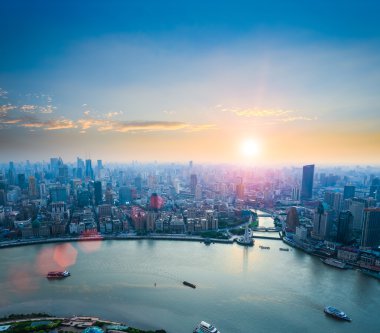 güzel gün batımı shanghai