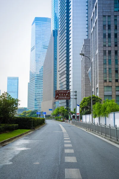 Město silnice v Šanghaj — Stock fotografie