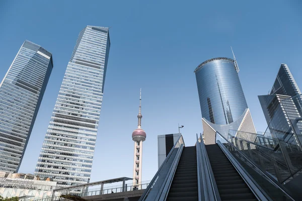 Moderní panorama Šanghaje — Stock fotografie