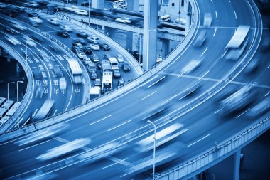 yoğun trafik closeup ve yol kazası