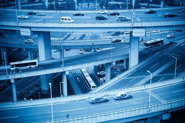 Complex approach bridge closeup — Stock Photo, Image