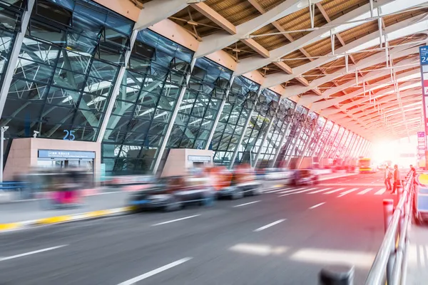 Airport terminal background — Stock Photo, Image