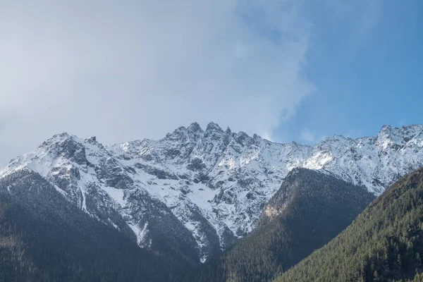 Natural Background Snow Mountain — Stock Photo, Image