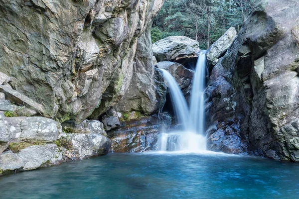 Mooie Cascade Close Lushan Drie Stap Watervallen China — Stockfoto