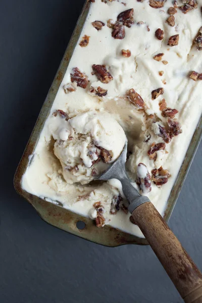 Kremfløte Gallon Butter Pecan – stockfoto