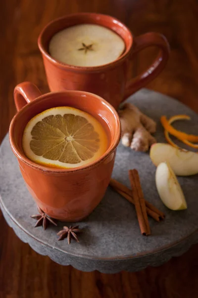 Apple Citrus Spice Winter Wassail — Stok fotoğraf