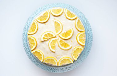 Güzel dekore edilmiş Limonata Pastası 