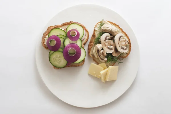 Ultimate Loaded Veggie Sandwich — Stock Photo, Image