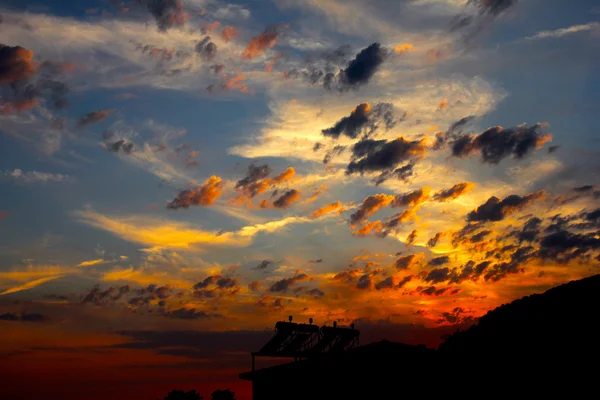 Sonnenhimmel — Stockfoto