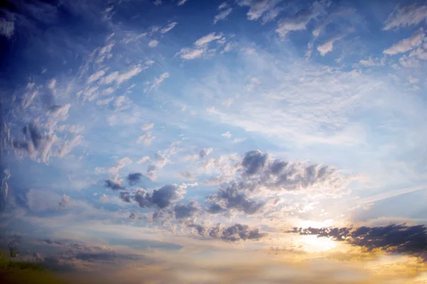 太阳能的天空 — 图库照片