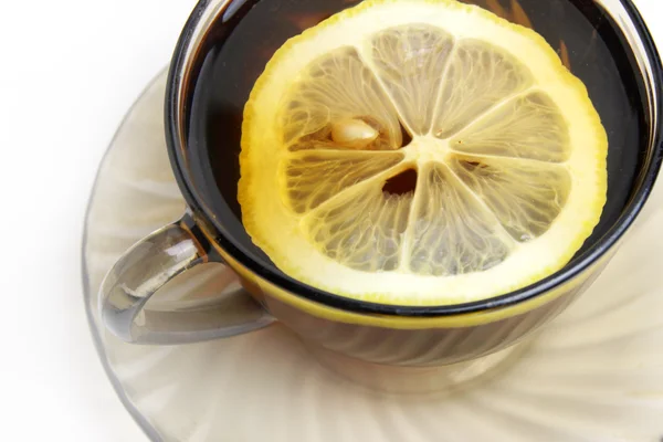 Tea and lemon — Stock Photo, Image