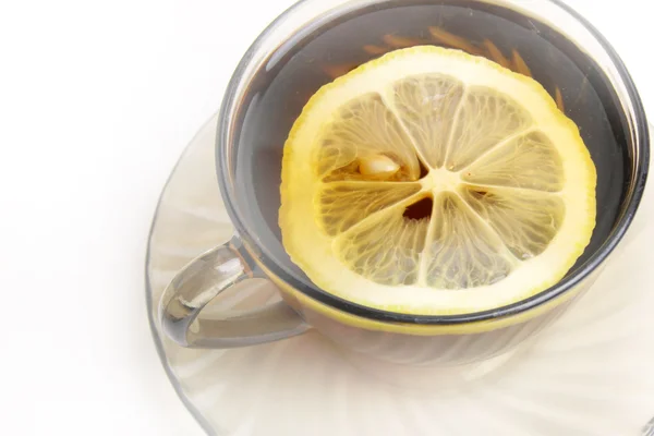 Tea and lemon — Stock Photo, Image