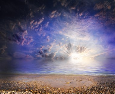 Deniz plaj ve Hava Sahası