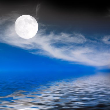 uzayda moon