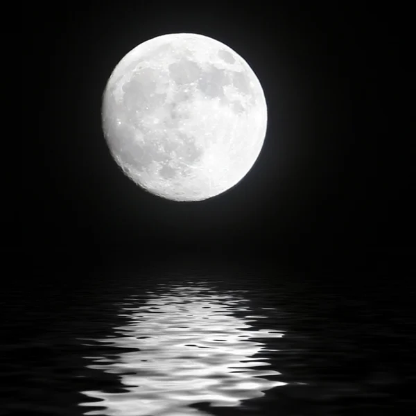 Lune dans l'espace — Photo