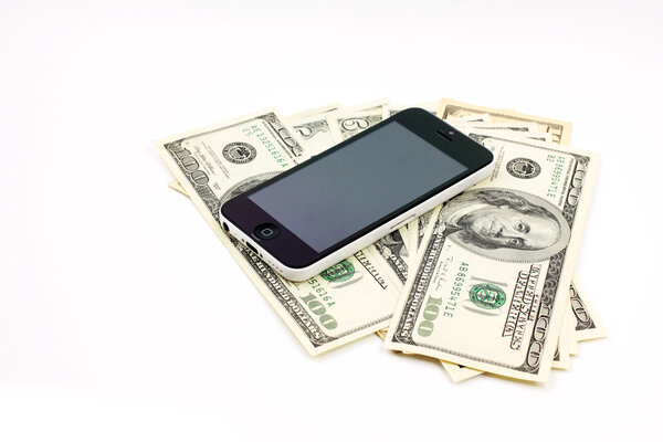 телефон и доллары
