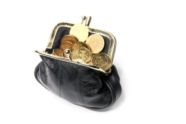 beyazlar içinde bir deri çanta