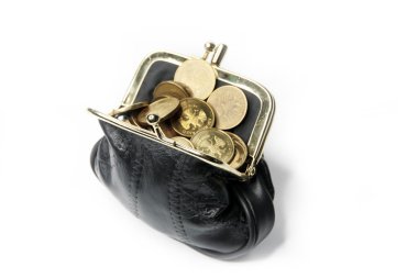 beyazlar içinde bir deri çanta