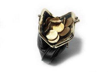 beyazlar içinde bir deri çanta