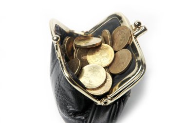 beyazlar içinde bir deri çanta