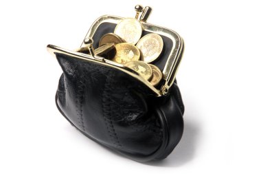 beyazlar içinde bir deri çanta