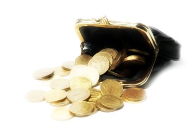 beyazlar içinde bir deri çanta