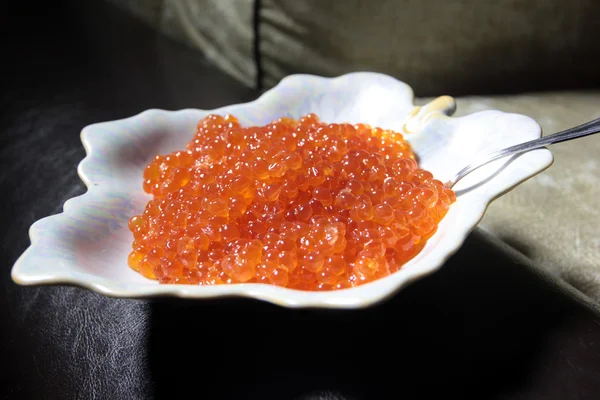 Caviar de salmão — Fotografia de Stock