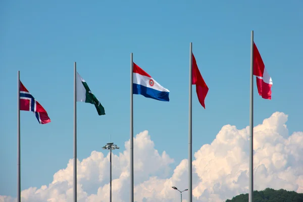 Staatsflagge — Stockfoto