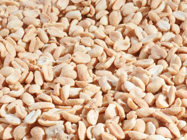 Bunch Peeled Salted Peanuts Human Consumption — Stock Photo, Image