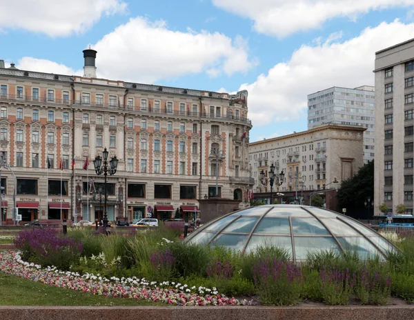 Будівля Готелю Головній Вулиці Москви — стокове фото