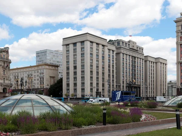 Будівля Готелю Головній Вулиці Москви — стокове фото